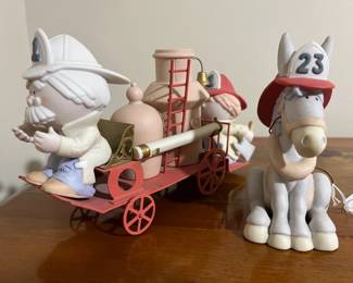 Bumpkins Fire Engine set...adorable collectibles by Fabrizio for George Good...SO Darn CUTE!