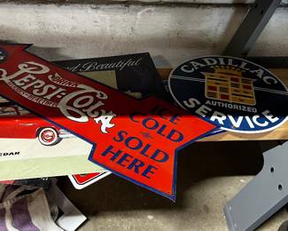 Metal signs