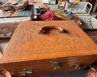 Tooled leather case