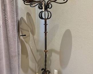 Wright iron candelabra 