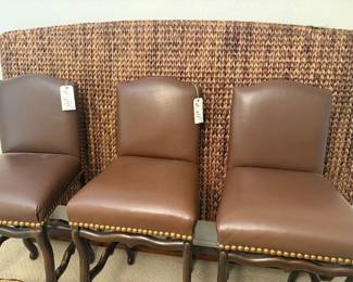 Leather  bar stools