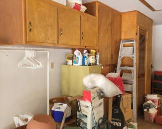 Garage cabinets can be sold, You remove