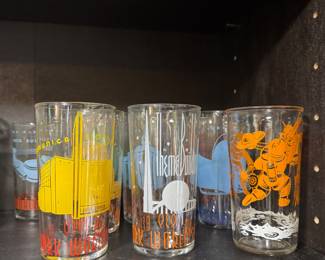 Vintage Futuristic glasses.  New York 