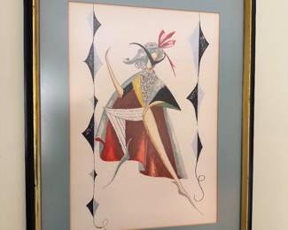 Mid Century Modern Abstract Fashion Arton 