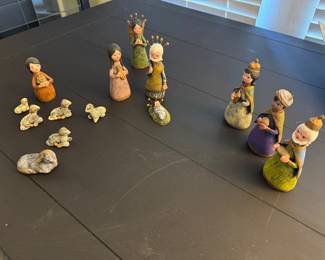 Mexican Folk Art Nativity Set