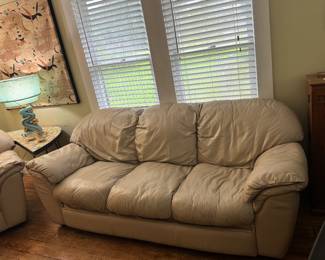 Leather couch