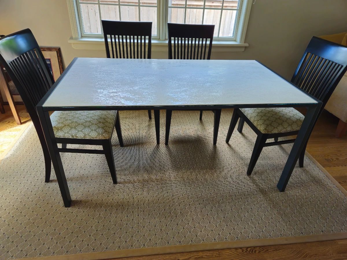 Stone & Metal Table Retail $5,600 Made in Italy