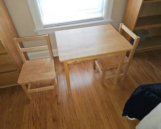 Child's Table & 2 Chairs