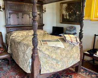 English canopy bed