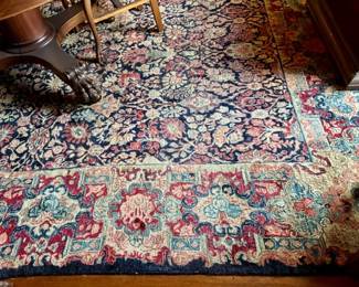 Antique Sarouk 8' 9" x 9'