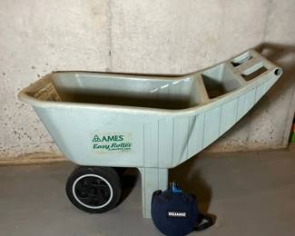 AMES Easy Roller Lawn Cart and Reliance Travel Flask