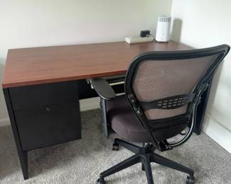 STAR Quality Office Furniture Desk Mesh Rolling Office Chair Set Commercial Grade