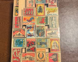 Vintage Matchbox Lot, Approx 45 Boxes With Original Labels From E.G. Tidaholm, Vulcan and Others