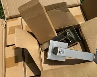Lot of 10 Modern Square Lever Door Handles New in Box