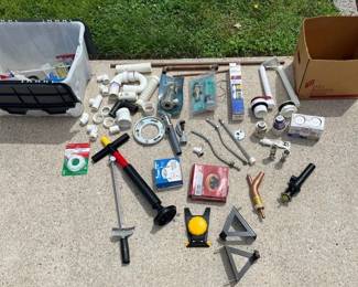 Assorted Plumbing Materials Lot