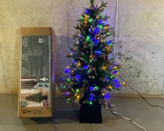 Artificial Potted Holiday Tree