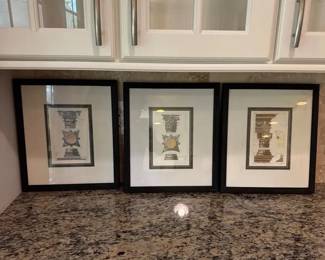 3 Roman Architecture Framed Prints
