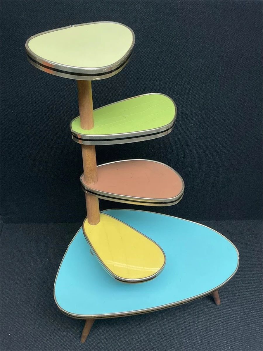 Retro 1950's German Mid-Century MCM Plant Stand