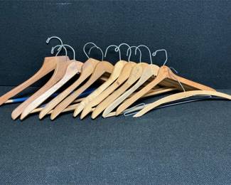 vintage wood hangers