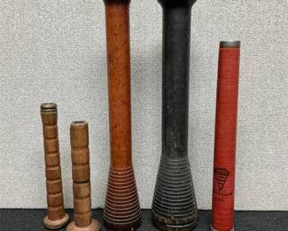 Wooden Beehive Bobbins & Textile Spools