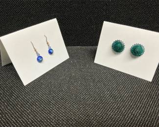 Renaissance Dichroic glass earrings and more