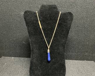Samantha Willis lapis lazuli necklace 