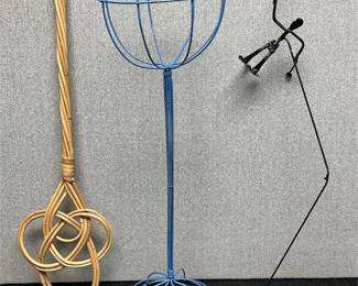 hat stand rattan rug beater