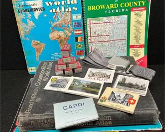 Travel books, cards, media 