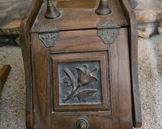 Antique coal box