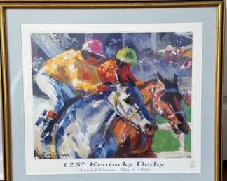Kentucky Derby 125th Anniversary Framed Print