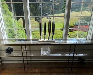 Long Glass Shelf and Accessories