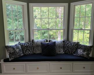 Various Black & White Decorative Pillows
