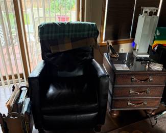 leather recliner