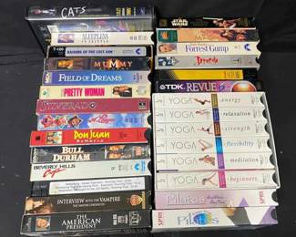 15CT143Mystery Collection of VHS Tapes