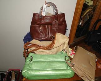 Designer and vintage handbags