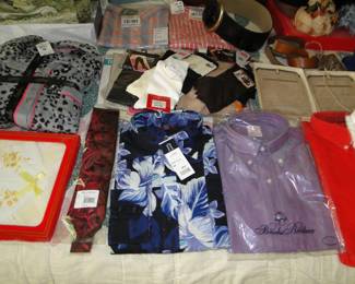 Brand new men's shirts, Robert Graham tie and more