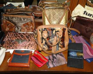 Renato Angi (leopard) new, Dooney wallet and more