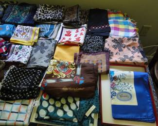 Scarves - Gucci, Maria Callas, Macys etc.
