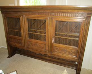 Antique Cabinet that can be Wall Mounted or Set on top of a Buffet or Sideboard