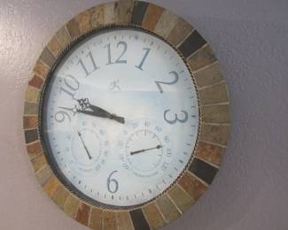 Infinity Instruments Inca II  18" Clock / Thermometer