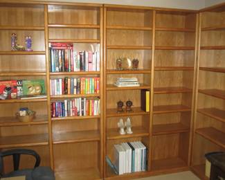 Three Section Book Shelves ( 2, dbl. & 1 Single, sold seperately)