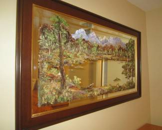 Oil Painting on Mirror