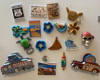 Collection of Vacation and Decorative Magnets