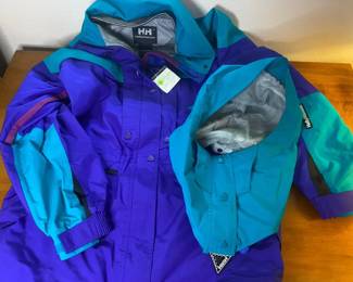 Helly Hansen Multicolor Ski Jacket with Detachable Hood