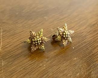 14K Gold Edelweiss Earrings