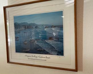 36 X 30 Framed Print Cannon Beach Photographed by Ron Keebler