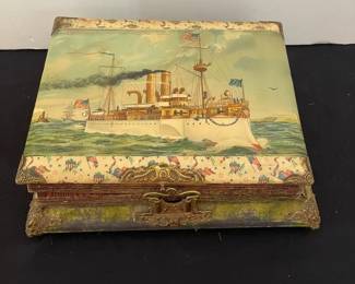 VictorianEra Celluloid Photo Album Including Old Family Photos Inside