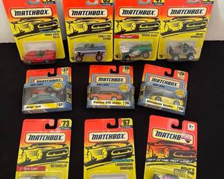 Mixture Of 10 Matchbox Vehicles In Original Packaging