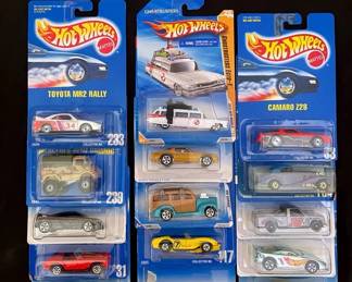 Collection Of 15 Hot Wheels In Original Packaging