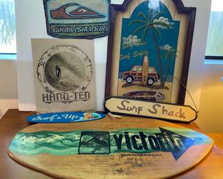 Hawaiian And Surfing Decor Mixed Materials Inc Beach Skimboard